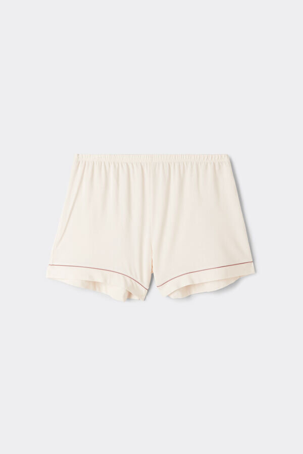 Modal Shorts with Contrast Trim Modal Shorts with Contrast Trim
