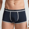Natural Fresh Cotton Boxers with Logo