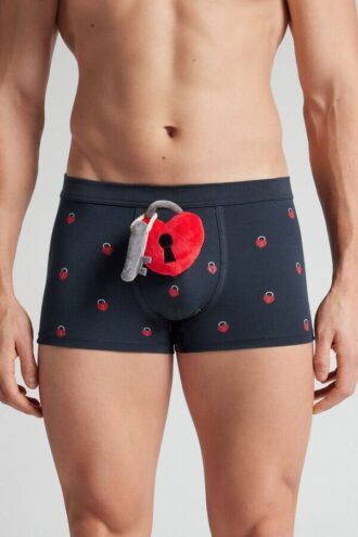 Padlock Heart Plush Toy Superior Cotton Boxers
