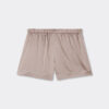 Piped Silk Shorts