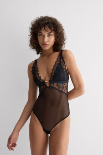Playful Glamour Lace Bodysuit