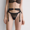 Playful Glamour Lace Garter Belt