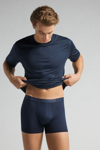 Premium Mercerized Cotton Logo Boxers