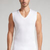 Premium Mercerized Cotton Tank Top with Wide Shoulder Bands