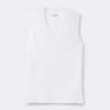 Premium Mercerized Cotton Tank Top with Wide Shoulder Bands