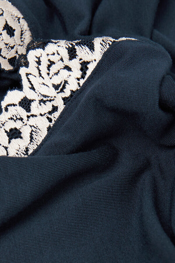 Pretty Flower Modal and Lace Tank Top Pretty Flower Modal and Lace Tank Top