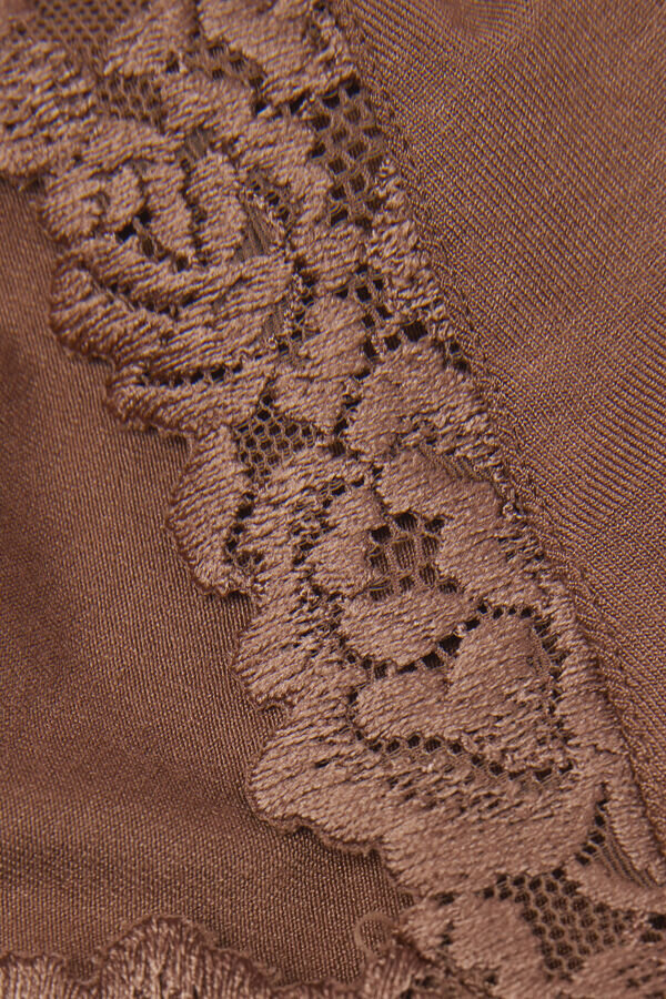 Pretty Flower Modal and Lace Tank Top Pretty Flower Modal and Lace Tank Top