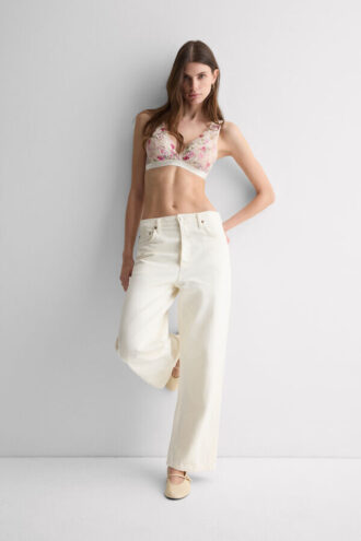 Pretty Flowers Print Lara Triangle Bra