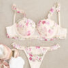 Pretty Flowers Print Sofia Balconette Bra