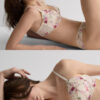 Pretty Flowers Print Tiziana Triangle Bra