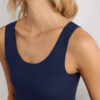 Raw Edge Round Neck Cotton Tank Top Raw Edge Round Neck Cotton Tank Top