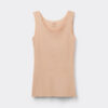 Raw Edge Round Neck Cotton Tank Top Raw Edge Round Neck Cotton Tank Top