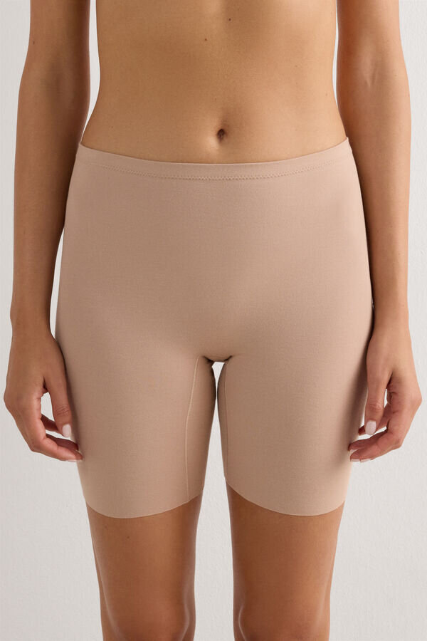 Raw Edge Seamless Cotton Shorts Raw Edge Seamless Cotton Shorts