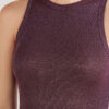 Ribbed Cotton Lame Tank Top Ribbed Cotton Lame Tank Top