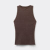 Ribbed Cotton Lame Tank Top Ribbed Cotton Lame Tank Top