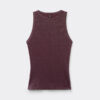 Ribbed Cotton Lame Tank Top Ribbed Cotton Lame Tank Top