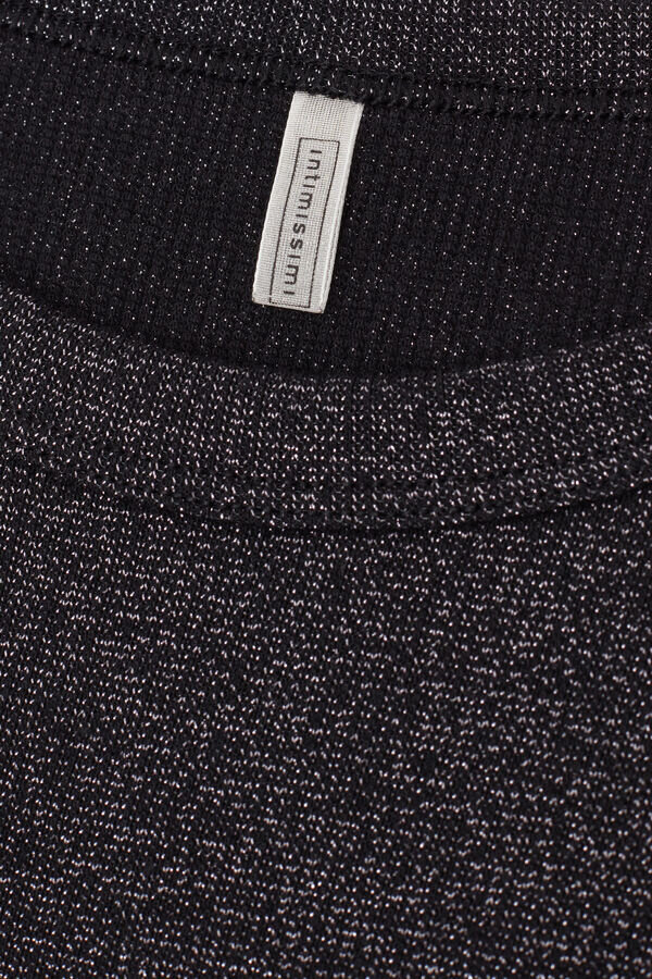 Ribbed Cotton Lame Tank Top Ribbed Cotton Lame Tank Top