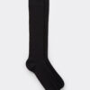 Ribbed Soft Cotton Knee Socks