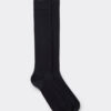 Ribbed Soft Cotton Knee Socks