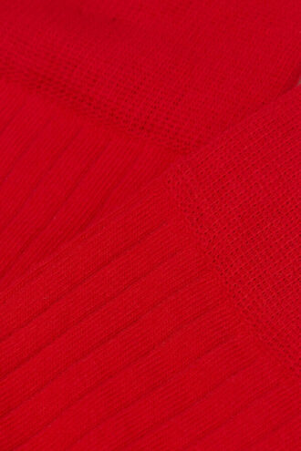 Ribbed Soft Cotton Short Socks