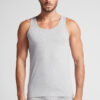 Round Neck Tank Top in Stretch Superior Cotton