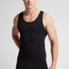 Round Neck Tank Top in Stretch Superior Cotton