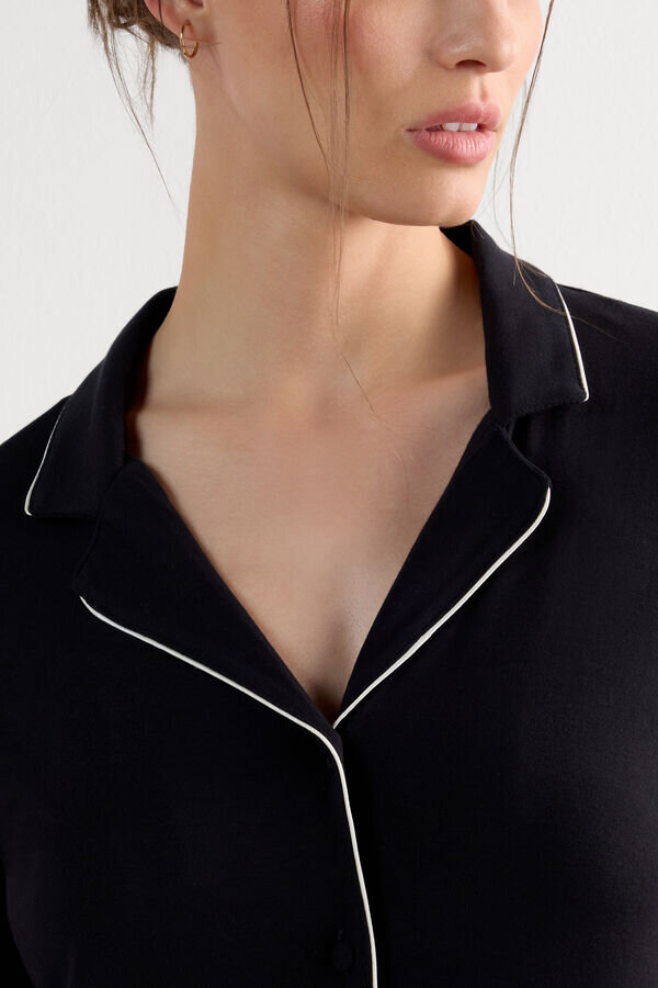 Short Sleeve Button Up Shirt in Modal Short Sleeve Button Up Shirt in Modal