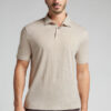 Short Sleeve Linen Polo