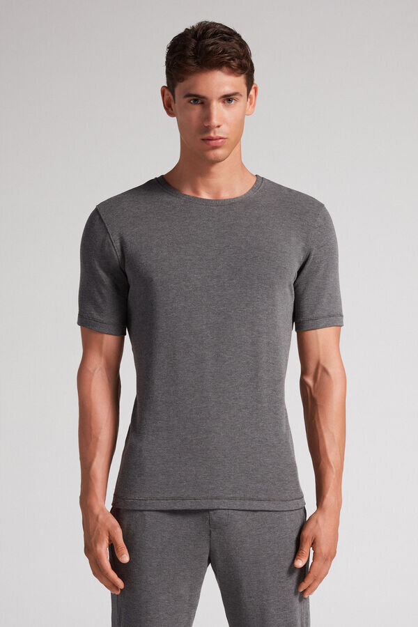 Short-Sleeve Modal-Cashmere Top Short-Sleeve Modal-Cashmere Top
