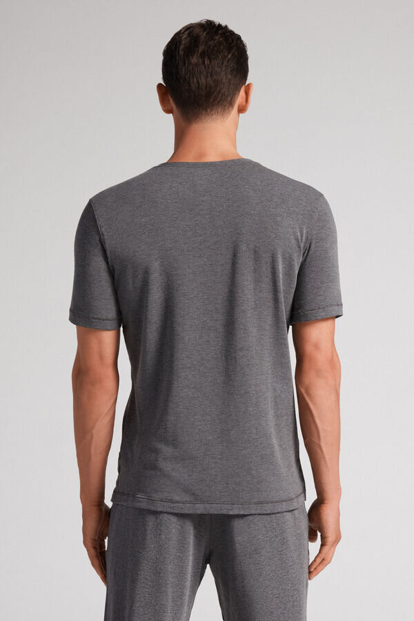 Short-Sleeve Modal-Cashmere Top Short-Sleeve Modal-Cashmere Top