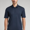Short Sleeve Zip Polo Shirt in Premium Mercerized Cotton