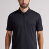 Short Sleeve Zip Polo Shirt in Premium Mercerized Cotton Short Sleeve Zip Polo Shirt in Premium Mercerized Cotton