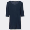 Short-Sleeved Top in Ultranatural with Cashmere