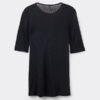 Short-Sleeved Top in Ultranatural with Cashmere