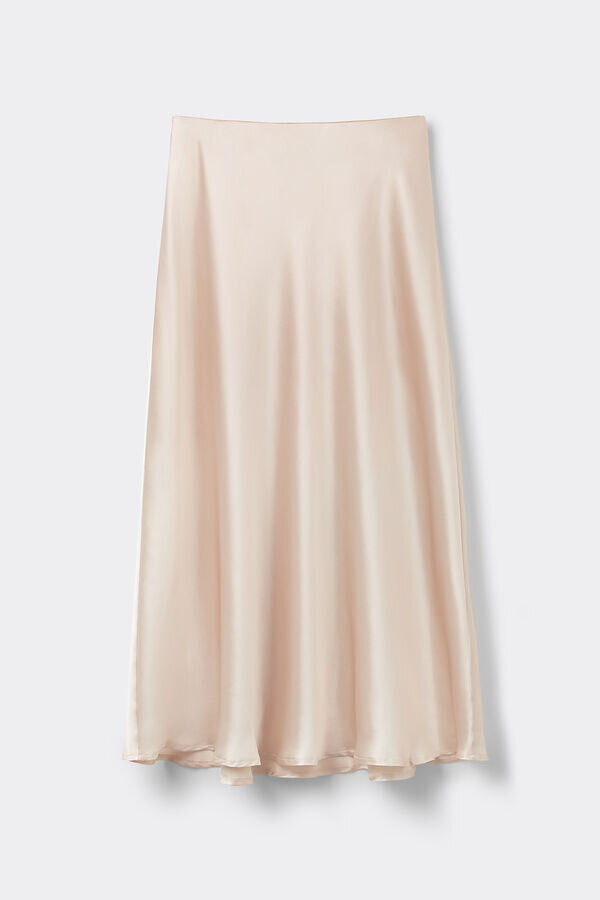 Silk Midi Skirt Silk Midi Skirt