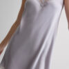 Silk Slip with Lace Insert Detail