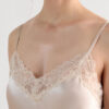 Silk Slip with Lace Insert Detail