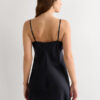 Silk Slip with Lace Insert Detail