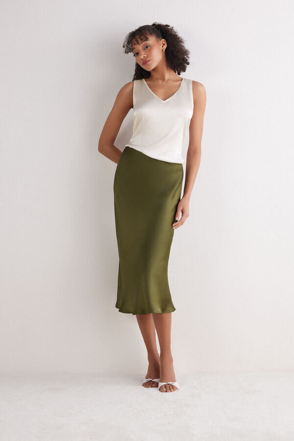 Silk V-Neck Tank Top Silk V-Neck Tank Top