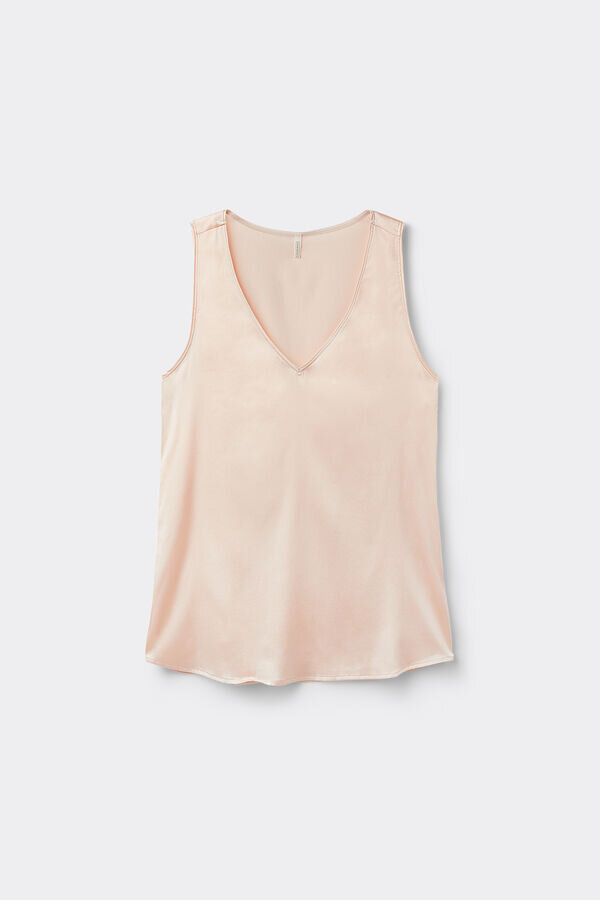 Silk V-Neck Tank Top Silk V-Neck Tank Top