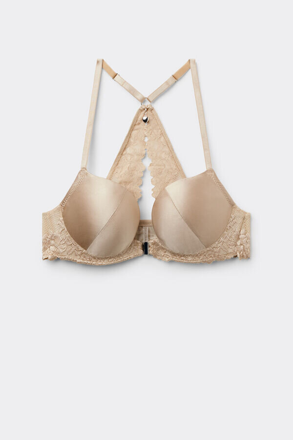 Silky Flowers Monica Silk and Lace Push-Up Bra Silky Flowers Monica Silk and Lace Push-Up Bra