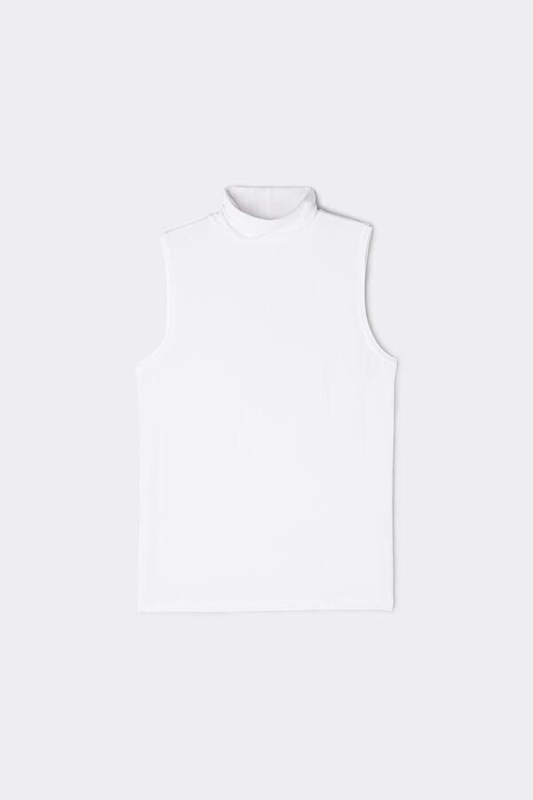 Sleeveless Turtleneck Micromodal Shirt Sleeveless Turtleneck Micromodal Shirt