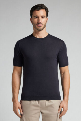 Slub Cotton Knit T-Shirt