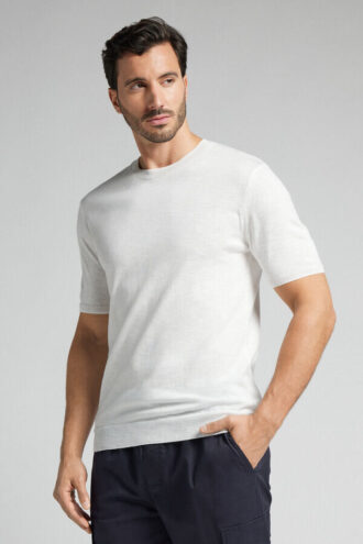Slub Cotton Knit T-Shirt