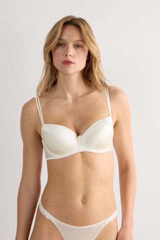 Sofia Natural Lift Balconette Bra in Silk