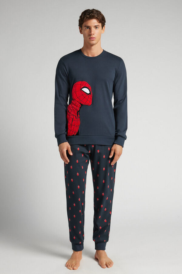 Spider-Man Marvel Full Length Cotton Pajamas Spider-Man Marvel Full Length Cotton Pajamas