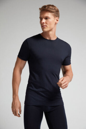 Stretch Merino Wool Short-Sleeve T-Shirt