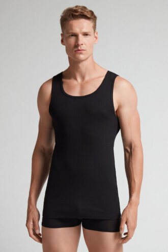 Superior Cotton Ribbed Tank Top