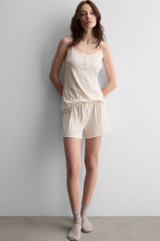 Sweet Pointelle Short Pajamas