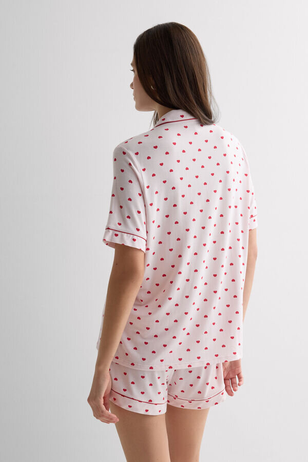 The Love Club Modal Button Up Short Pajamas The Love Club Modal Button Up Short Pajamas